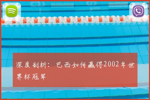 深度剖析:巴西如何赢得2002年世界杯冠军